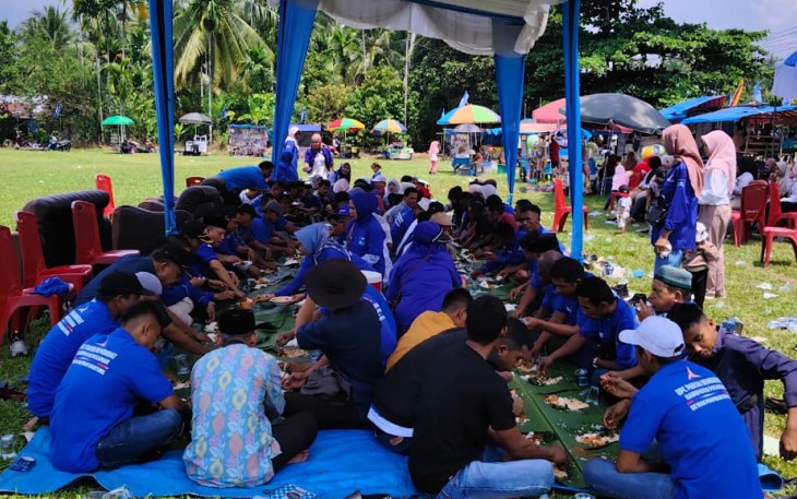 Semarak Pesta Rakyat di Tanjung Medan, Demokrat Pasaman Rayakan HUT RI dan HUT Partai Demokrat