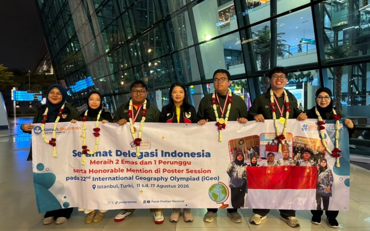 Wakil Indonesia Raih Dua Emas dan Satu Perunggu di International Geography Olympiad