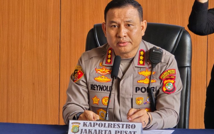 Kapolres Metro Jakarta Pusat Kombes Pol. Reynold 