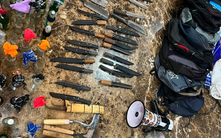 Polda Metro Jaya Cegah Potensi Gangguan, Puluhan Sajam dan Bahan Molotov Diamankan