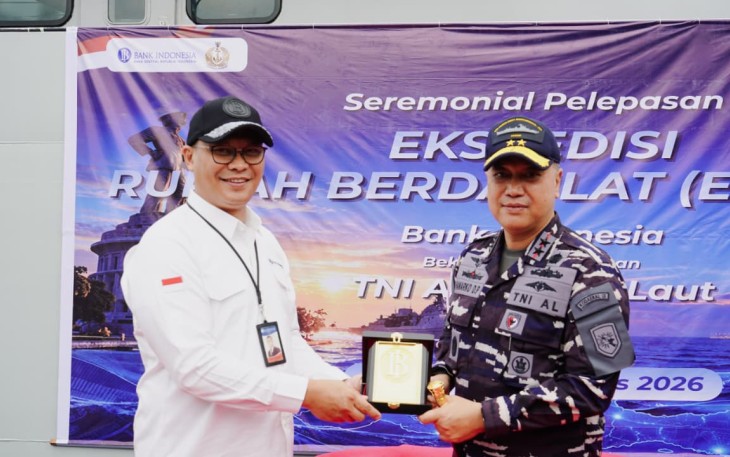 TNl AL dan BI Perkuat Kedaulatan Rupiah hingga Wilayah 3T Maluku