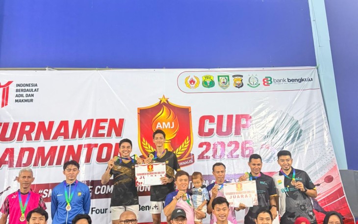 Turnamen Badminton AMJ Cup 2026 Tuntas