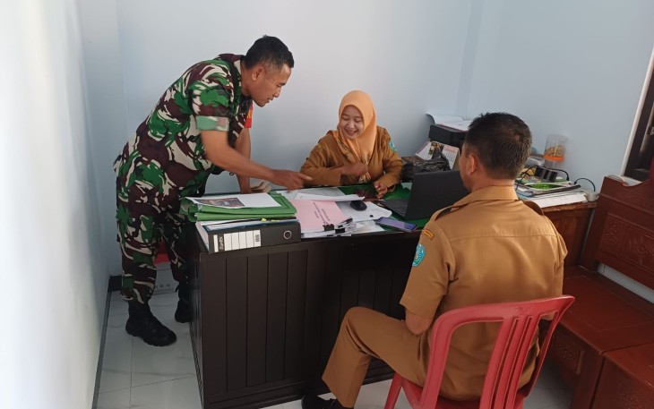 Babinsa Kodim Ponorogo Adakan Puldata Teritorial 
