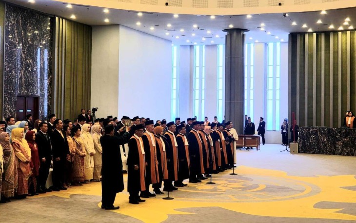 Ketua MA Lantik 11 Hakim Agung dan 3 Hakim Ad Hoc