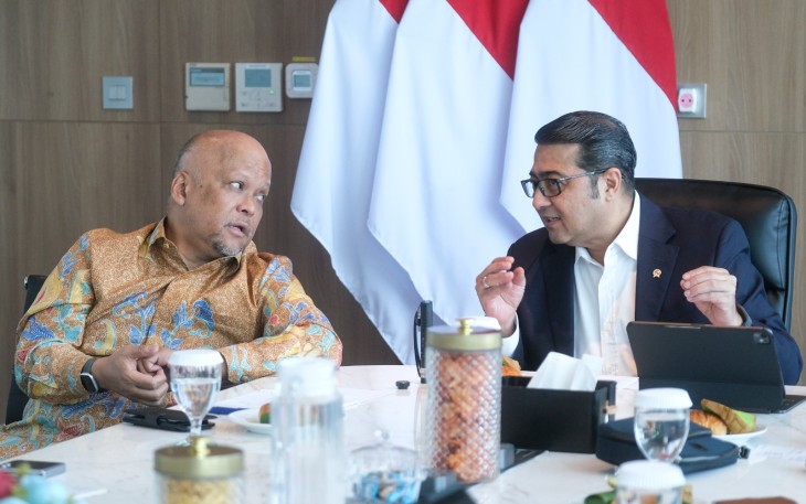 Menteri Ekonomi Kreatif/Kepala Badan Ekonomi Kreatif (Ekraf), Teuku Riefky Harsya, menerima audiensi VIU