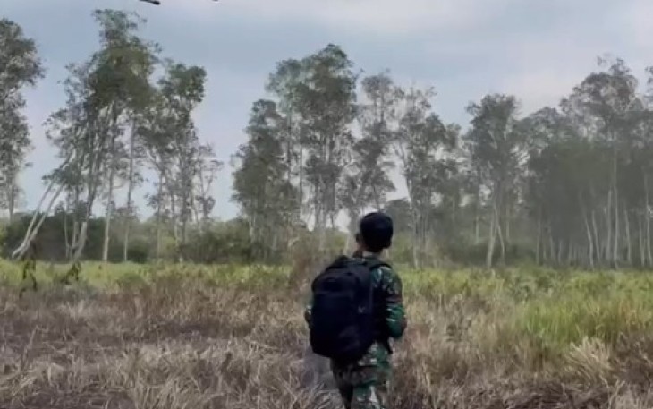 Cegah Karhutla Sejak Dini, TNI Intensifkan Patroli Udara di Taman Nasional Way Kambas