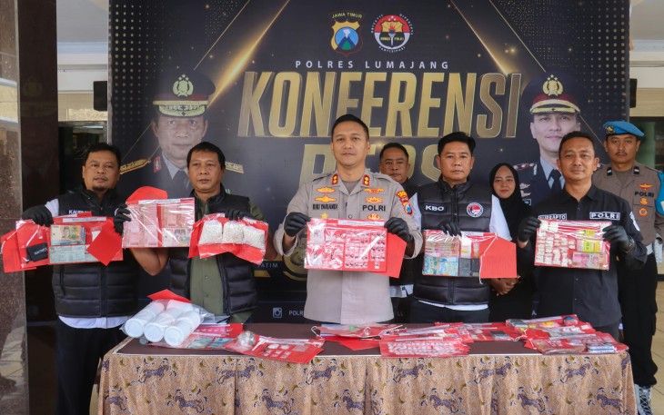 Polres Lumajang Amankan 29 Tersangka dan 172,62 gram Sabu