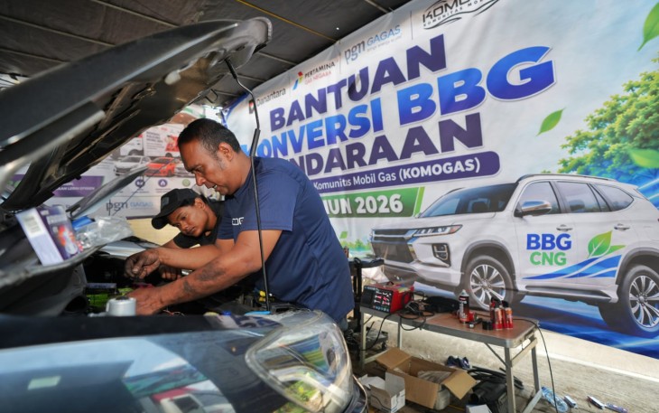 Konversi BBG gratis pengemudi taksi online