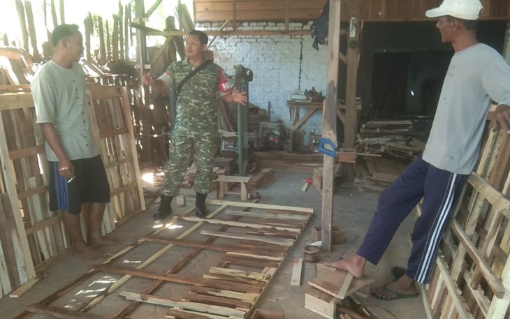 Dorong Mandiri Ekonomi, Babinsa Kodim Ponorogo Pendampingan UMKM
