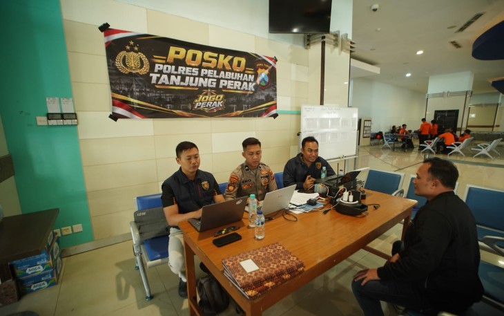 Polres Pelabuhan Tanjung Perak Gerak Cepat, Dirikan Posko Korban KM Virgo Transport 8