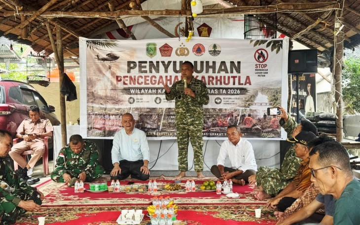 TNI Perkuat Sinergitas Lintas Sektor dalam Pencegahan Karhutla di Sambas