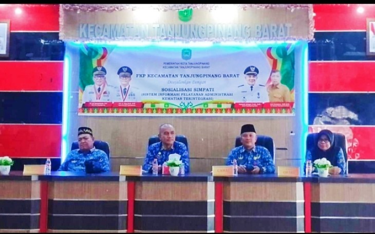 Kecamatan Tanjungpinang Barat Sosialisasikan SIMPATI, Permudah Pelaporan dan Pengurusan Akta Kematian