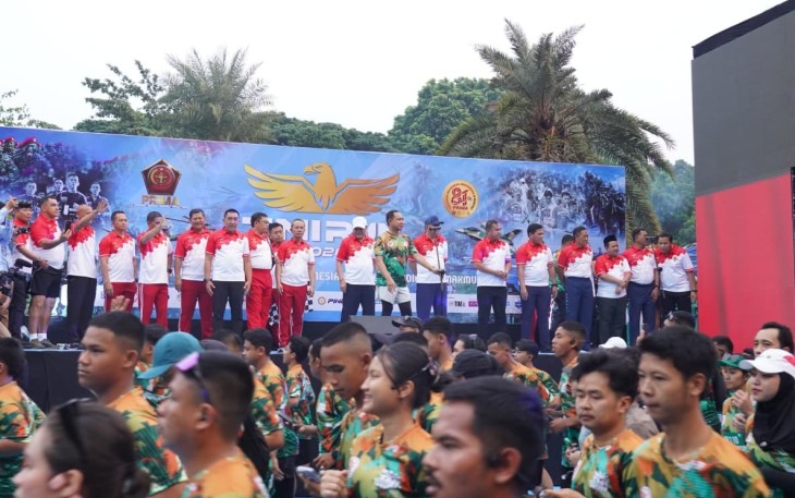 TNI Run 2026 Meriahkan Rangkaian HUT Ke-81 TNI, 15.965 Pelari Padati Monas