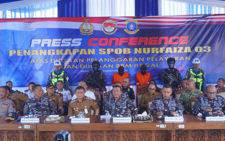 TNI AL Ungkap Dugaan Pengangkutan BBM Ilegal di Semarang 