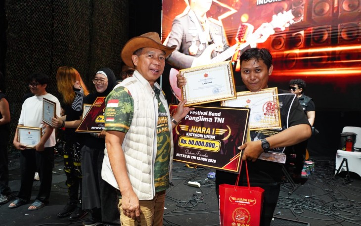 Panglima TNI Tinjau  Festival Band Piala Panglima TNI Tahun 2026