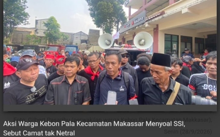 500 Warga Kebon Pala Gelar Aksi, Persoalkan Klaim Kepemilikan Lahan PT SSI