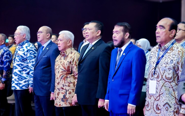 Ketua MPR RI ke-15 dan Wakil Ketua Umum Koordinator Bidang Politik & Keamanan KADIN Indonesia, Bambang Soesatyo (Bamsoet)