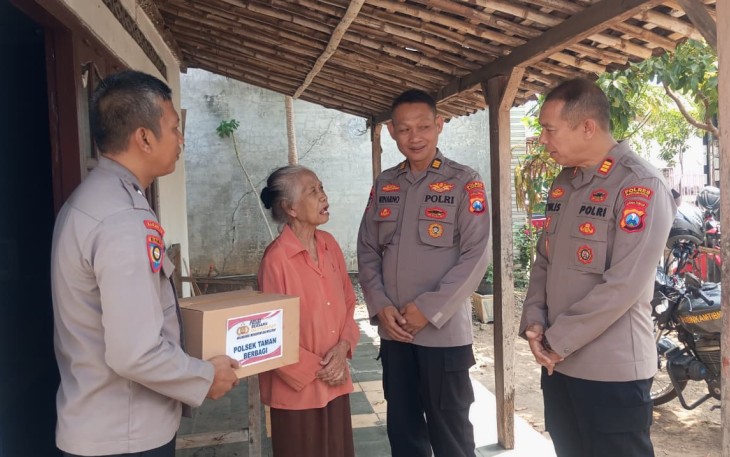 Program Sambang dan Aksi Sosial Polres Madiun Kota