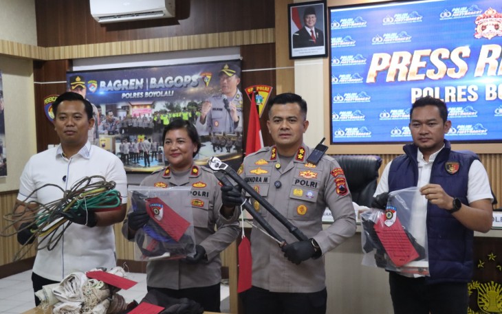 Polres Boyolali Ungkap 15 TKP Komplotan Pencuri Kabel Tower Dibekuk