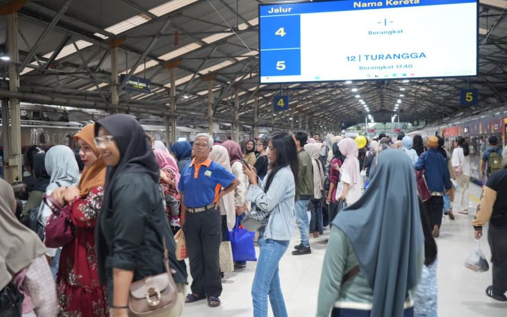 KAI Daop 2 Bandung Layani Hampir 415 Ribu Pelanggan Selama 12 Hari Angkutan Lebaran 2026