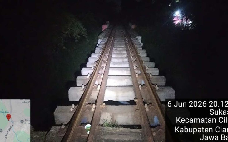 KAI Daop 2 Bandung Pastikan Jalur Aman Pasca Gempa di Cianjur