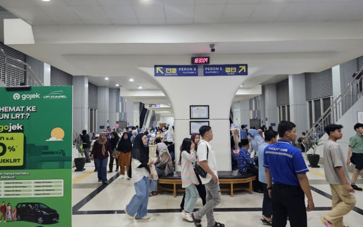 LRT Sumsel Layani 321.105 Penumpang Selama Libur Nataru 2025/2026, Naik 4 Persen