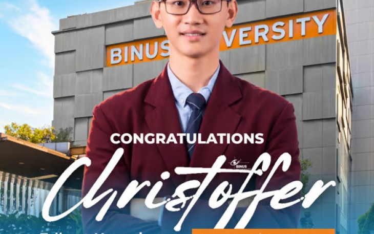 Mahasiswa BINUS UNIVERSITY Christoffer Edbert Tembus Top 3 Clash of Champions Season 3, Jadi Satu-satunya Wakil PTS
