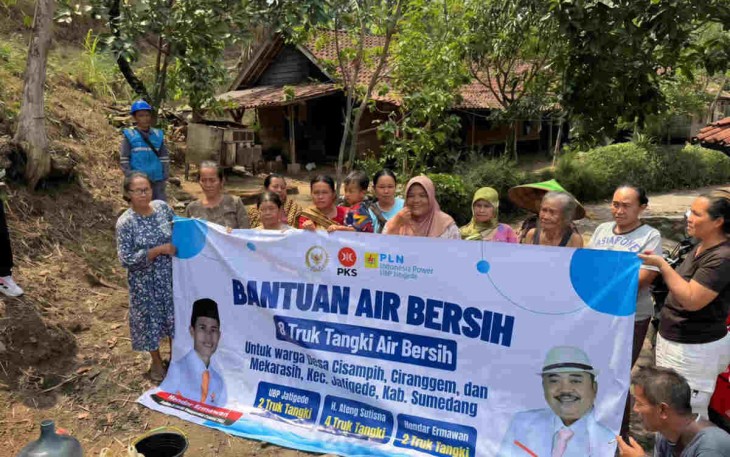PLN Indonesia Power Hadirkan Air Bersih bagi Masyarakat Desa Ciranggem Kecamatan Jatigede
