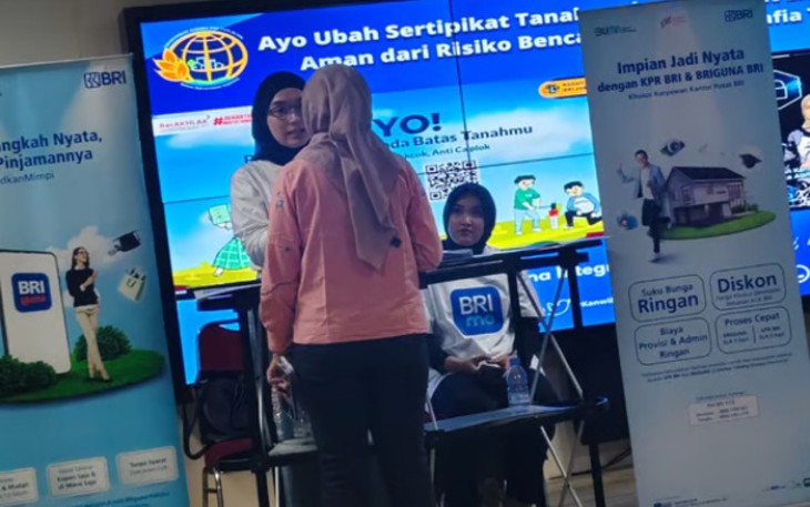 Olahraga Bersama dan Sosialisasi BRIGuna Karya di Lingkungan BPN