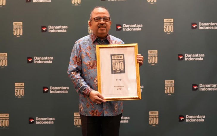 PTPP Kembali Diakui dalam Fortune Southeast Asia 500 Tahun 2026, Tegaskan Daya Saing dan Ketahanan Bisnis di Tingkat Regional