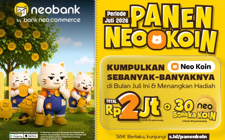 Panen Neo Koin di neobank, Kumpulkan Koin dan Dapatkan Hadiahnya