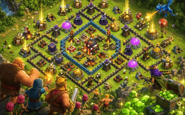 Percepat Upgrade Bangunan dan Pasukan melalui Top Up Clash of Clans