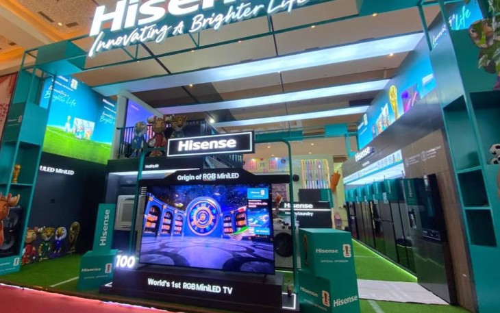 Rayakan Semangat FIFA World Cup 2026™, Hisense Hadirkan Teknologi Canggih di Jakarta Fair 2026
