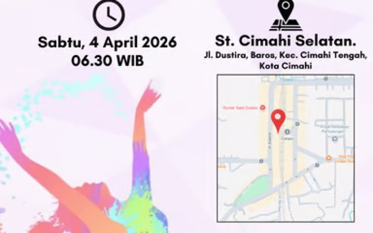 KAI Gelar Senam Sehat Gratis dan Layanan Kesehatan Untuk Masyarakat di Stasiun Cimahi Selatan