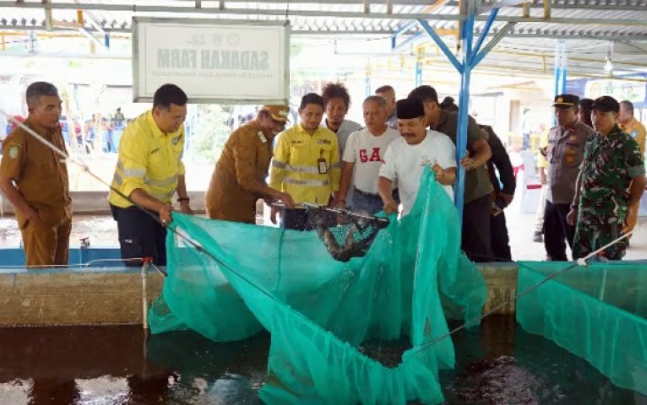Sinergi Pemda Halmahera Utara dan NHM Peduli: Dorong Kemandirian Pangan Melalui Sukses Budidaya Bioflok BUMDes Sadaka Farm
