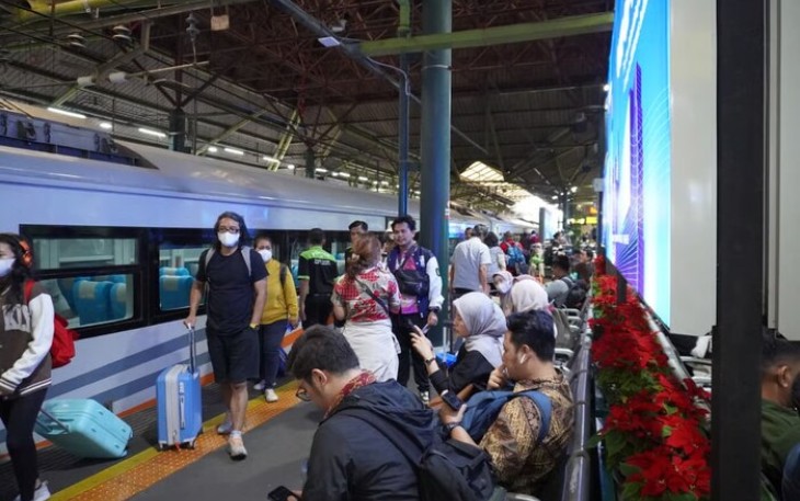 Suasana Stasiun Wilayah Daop 1 Jakarta
