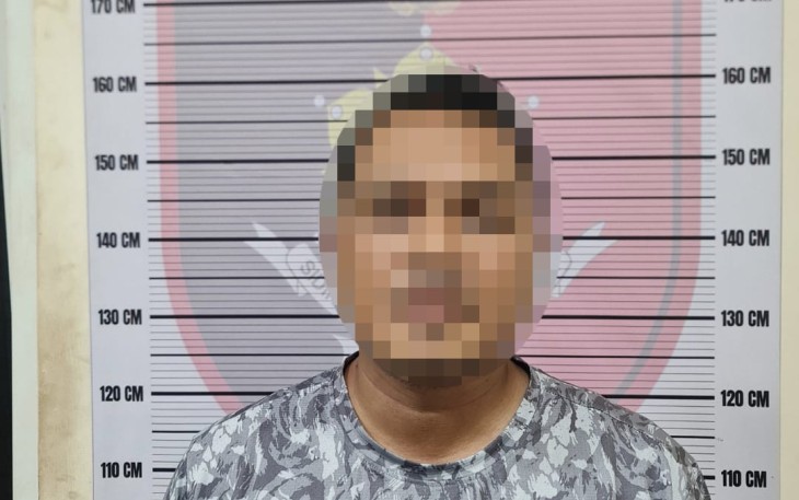 Terduga Pelaku Saat Diamankan 