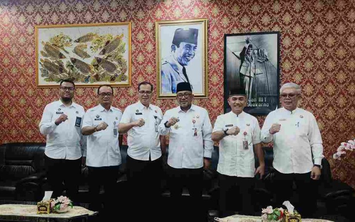 Wali Kota Tanjungpinang, Lis Darmansyah, menerima audiensi Kepala Kantor Wilayah (Kanwil) Pemasyarakatan Kepulauan Riau, bertempat di Ruang Wali Kota Tanjungpinang, Kamis (26/2/2026)