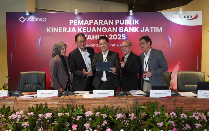 Kinerja Bank Jatim Solid dan Laba Naik