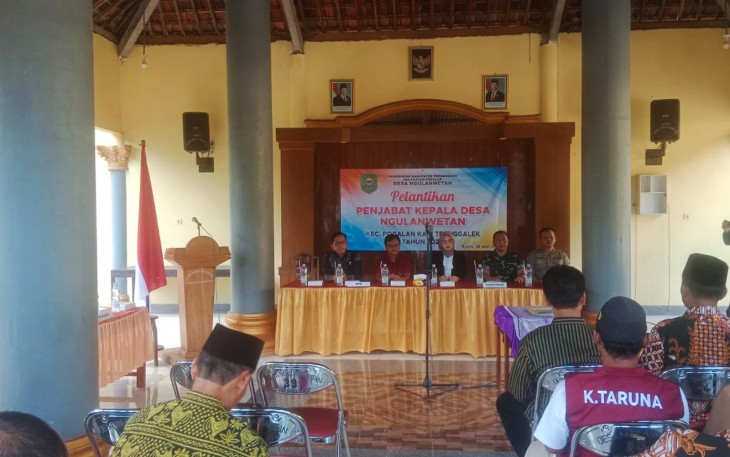 Pj Kades Ngulanwetan Resmi Dilantik di Pogalan Trenggalek