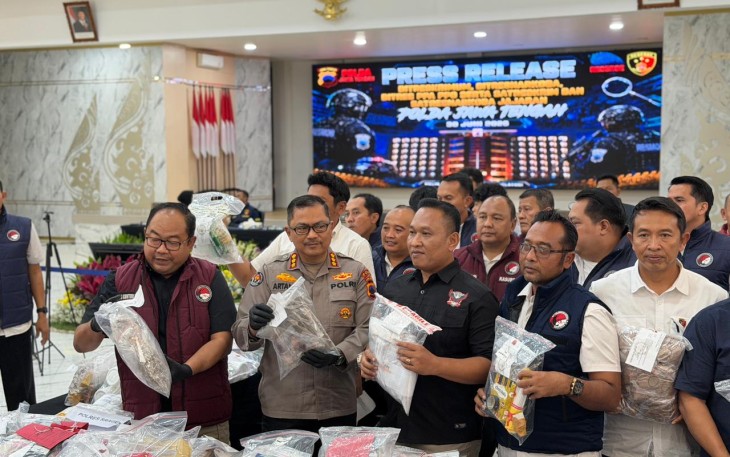 Ditresnarkoba Polda Jateng Ungkap 1201 Kasus Narkoba, Tangkap 1485 Tersangka dan Selamatkan 1,83 Juta Jiwa
