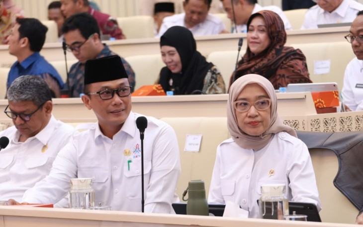 Kepala BKN Prof. Zudan Arif Fakrulloh saat Rapat Dengar Pendapat (RDP) bersama Komisi II DPR RI di Kompleks Parlemen, Senayan, Jakarta