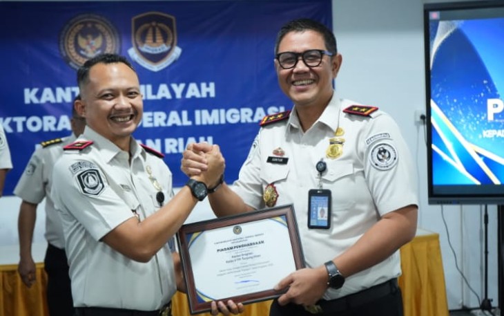 Kanim Kelas II TPI Tanjung Uban Ukir Prestasi pada Evaluasi Kinerja Triwulan II TA 2026