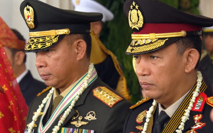 Panglima TNI saat Hadiri Upacara Peringatan Detik-Detik Proklamasi di Istana Merdeka
