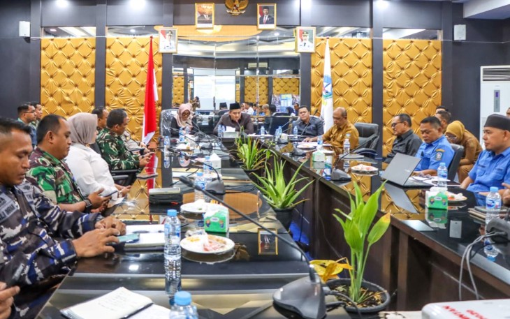 Bupati Bintan Pimpin Rapat Koordinasi Pencegahan Dan Kesiapsiagaan Karhutla Serta Kekeringan