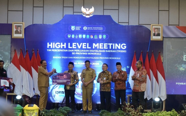High Level Meeting TP2DD se-Provinsi Bengkulu/Foto : MC