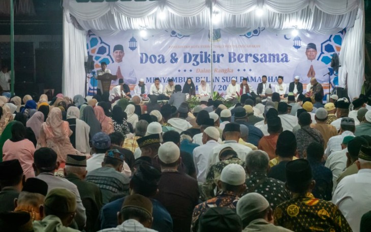 Ribuan Warga Kota Tebing Tinggi Ikuti Doa dan Zikir Bersama