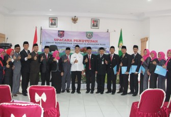 Penutupan Diklat PIM Tingkat III angkatan XLVII dan Tingkat IV angkatan XXXVIII BPSDM Provinsi Bengkulu 2017, Jum’at (07/07).