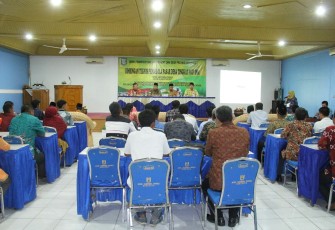 Bimbingan Teknis Pengelola Pasar Desa Tingkat Provinsi oleh Dinas Pemberdayaan Masyarakat Desa Provinsi Bengkulu.