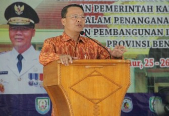 Focus Group Discussion (FGD) Forum Perencanaan Pembangunan Bengkulu (FP3B), Sabtu (26/8) Argamakmur Bengkulu Utara.